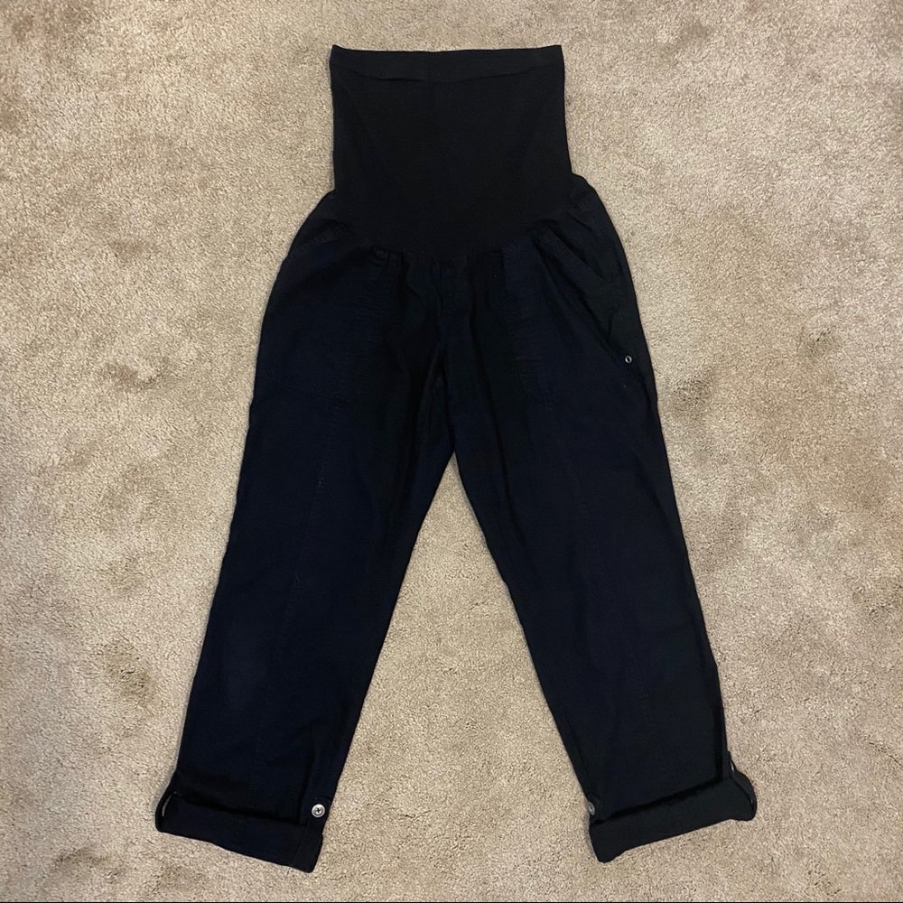 MOTHERHOOD • Cropped Black Pants